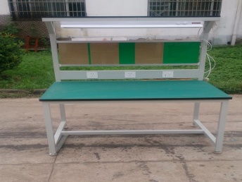 防静电工作台 移动双层带抽屉手推车，提升电脑维修与钳工操作效率